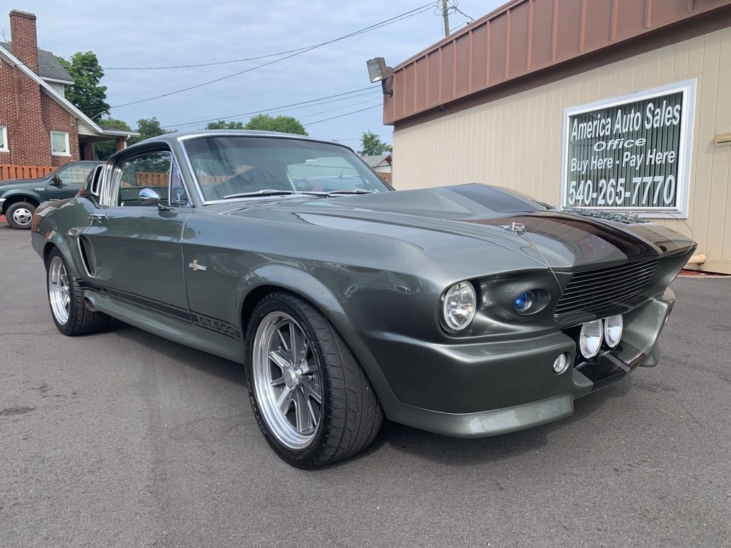 1967 GRAY FORD MUSTANG GTA ACTUAL MILEAGE (0000007R02C) with an 7.0 engine, Manual transmission, located at 2514 Williamson Rd NE, Roanoke, VA, 24012, (540) 265-7770, 37.294636, -79.936249 - ******* CASH ONLY PRICE OF $150,000 (NOT INCLUDING SALES TAX, TAGS, TITLING, AND PROCESSING FEE) ********** ****** VEHICLE SHOWN BY APPOINTMENT ONLY ******* Completely restored inside and out. Drive train is 427 stroker, tko tremmec transmission, big bearing 9 inch rear, disk brakes, rac and pinio- Photo#0