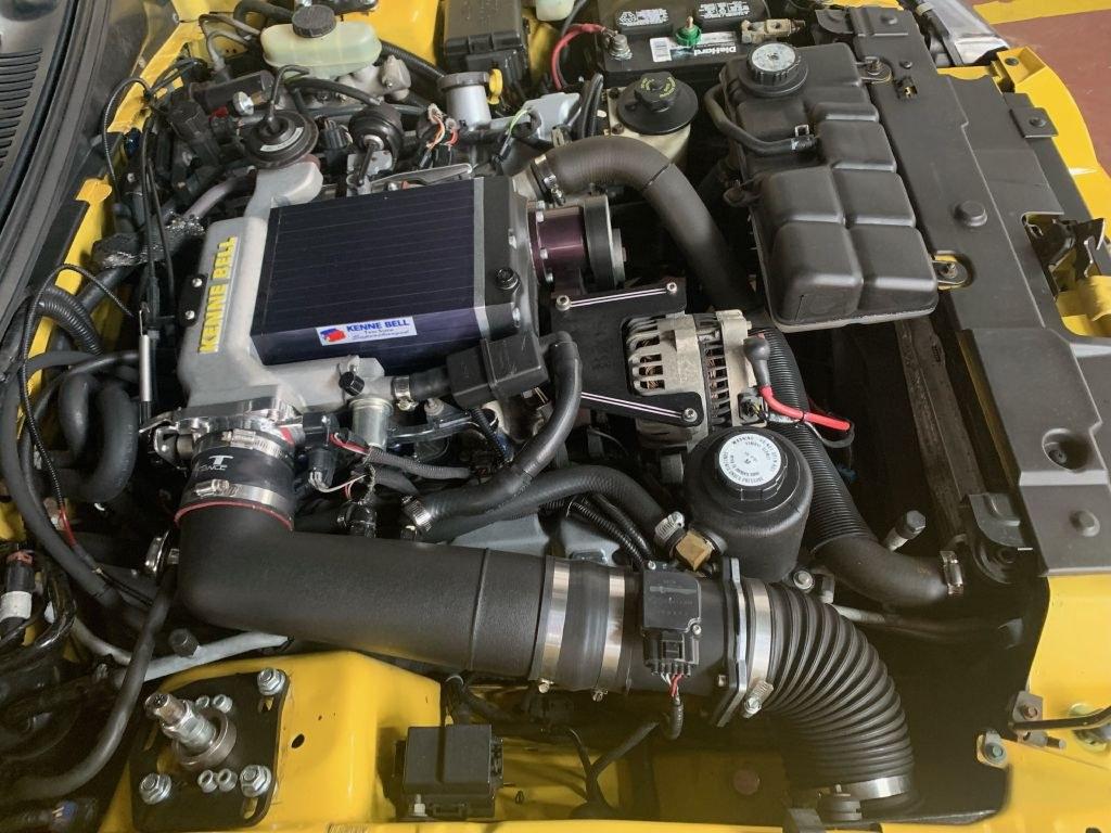 1999 YELLOW FORD MUSTANG GT (1FAFP45X2XF) with an 4.6L engine, 4-Speed Manual transmission, located at 2514 Williamson Rd NE, Roanoke, VA, 24012, (540) 265-7770, 37.294636, -79.936249 - **** CASH ONLY PRICE IS $17000 (NOT INCLUDING SALES TAX, TAGS, TITLING AND PROCESSING FEE) **** ************VEHICLE SHOWN BY APPOINTMENT ONLY********************** This beautiful, well maintained convertible show car is equipped with Kenny Bell Supercharged 4.6 L engine- Photo#1