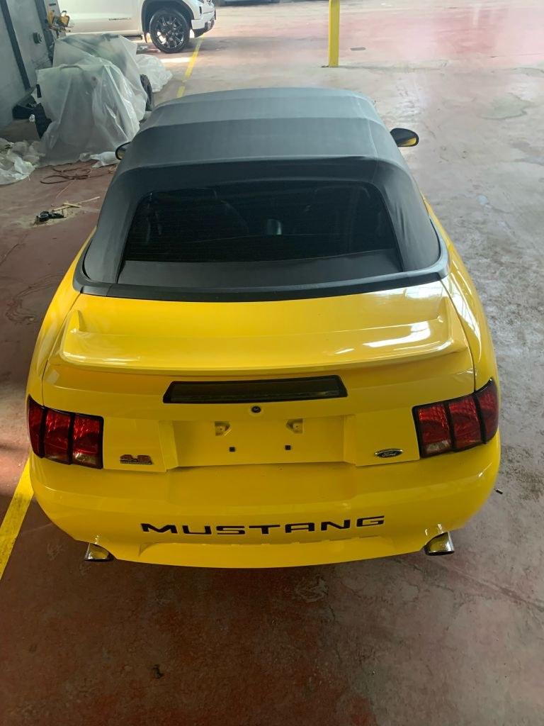1999 YELLOW FORD MUSTANG GT (1FAFP45X2XF) with an 4.6L engine, 4-Speed Manual transmission, located at 2514 Williamson Rd NE, Roanoke, VA, 24012, (540) 265-7770, 37.294636, -79.936249 - **** CASH ONLY PRICE IS $17000 (NOT INCLUDING SALES TAX, TAGS, TITLING AND PROCESSING FEE) **** ************VEHICLE SHOWN BY APPOINTMENT ONLY********************** This beautiful, well maintained convertible show car is equipped with Kenny Bell Supercharged 4.6 L engine- Photo#12
