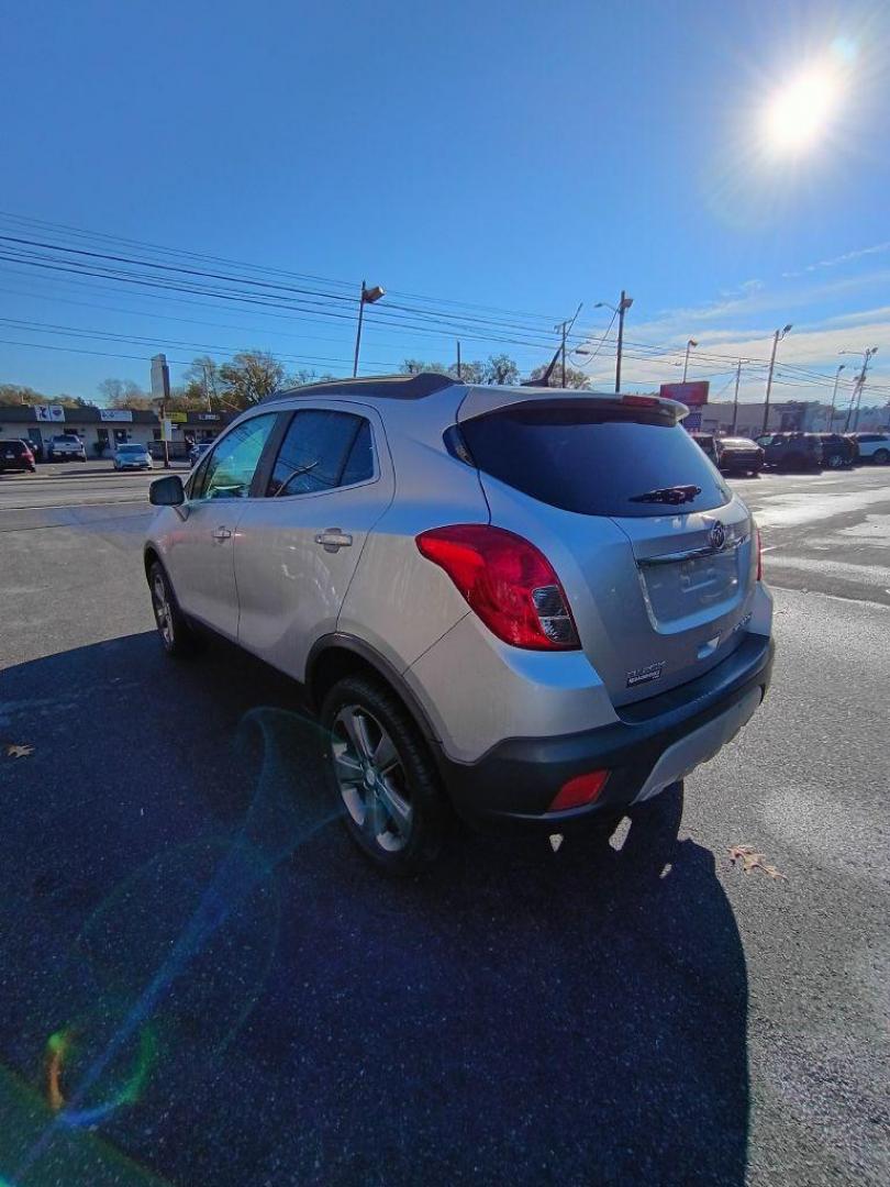 2014 SILVER BUICK ENCORE (KL4CJGSB7EB) with an 1.4L engine, Automatic transmission, located at 2514 Williamson Rd NE, Roanoke, VA, 24012, (540) 265-7770, 37.294636, -79.936249 - NO CREDIT CHECK FINANCING WITH ONLY $1800 DOWN PAYMENT!!!! Check out our website www.needausedvehicle.com for our No Credit Check/ In House Financing options!! No Credit Check Available!!! In House Financing Available!!! All Clean Title Vehicles (no Salvaged or flooded vehicles ever on our lot)! - Photo#2