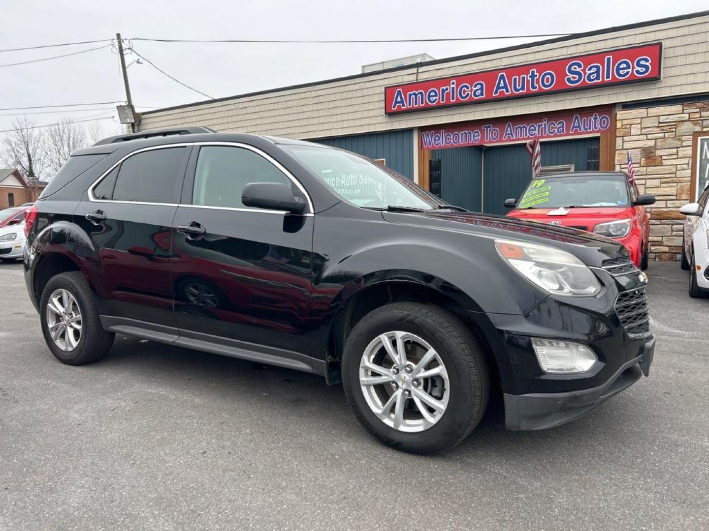 2016 BLACK CHEVROLET EQUINOX LT (2GNFLFEK6G6) with an 2.4L engine, Automatic transmission, located at 2514 Williamson Rd NE, Roanoke, VA, 24012, (540) 265-7770, 37.294636, -79.936249 - NO CREDIT CHECK FINANCING WITH ONLY $1800 DOWN PAYMENT!!!! Check out our website www.needausedvehicle.com for our No Credit Check/ In House Financing options!! No Credit Check Available!!! In House Financing Available!!! All Clean Title Vehicles (no Salvaged or flooded vehicles ever on our lot)! - Photo#0