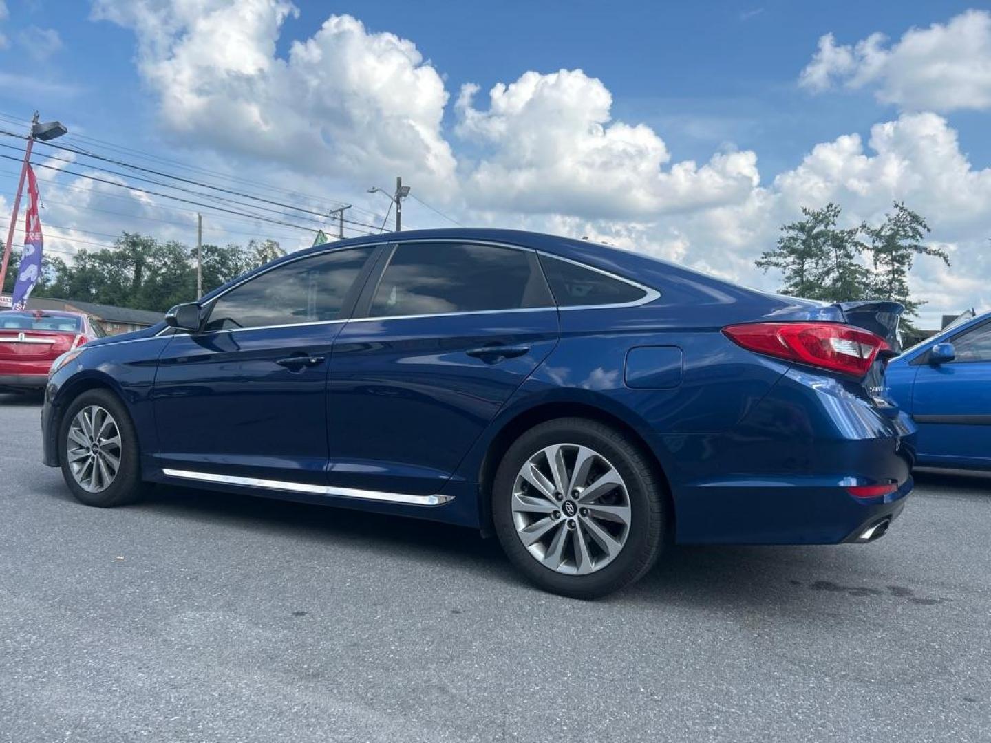 2016 BLUE HYUNDAI SONATA SPORT (5NPE34AF7GH) with an 2.4L engine, Automatic transmission, located at 2514 Williamson Rd NE, Roanoke, VA, 24012, (540) 265-7770, 37.294636, -79.936249 - NO CREDIT CHECK FINANCING WITH ONLY $2700 DOWN PAYMENT!!!! Check out our website www.needausedvehicle.com for our No Credit Check/ In House Financing options!! No Credit Check Available!!! In House Financing Available!!! All Clean Title Vehicles (no Salvaged or flooded vehicles ever on our lot)! - Photo#1