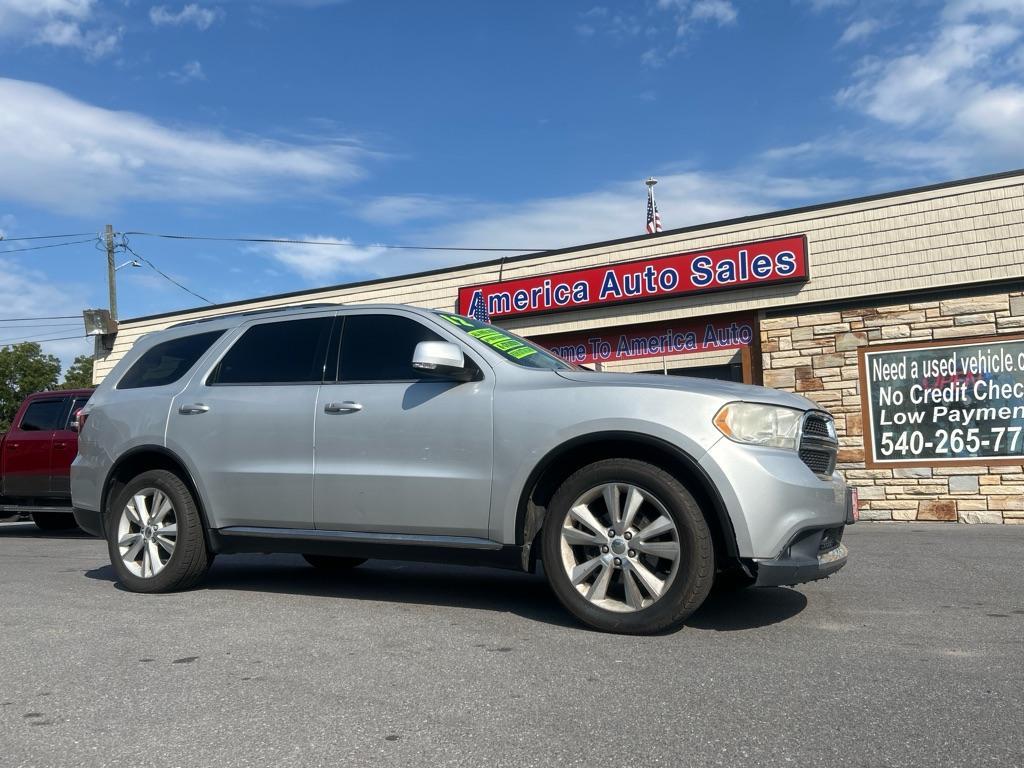 2012 SILVER DODGE DURANGO CREW (1C4RDJDG2CC) with an 3.6L engine, Automatic transmission, located at 2514 Williamson Rd NE, Roanoke, VA, 24012, (540) 265-7770, 37.294636, -79.936249 - NO CREDIT CHECK FINANCING WITH ONLY $3000 DOWN PAYMENT!!!! Check out our website www.needausedvehicle.com for our No Credit Check/ In House Financing options!! No Credit Check Available!!! In House Financing Available!!! All Clean Title Vehicles (no Salvaged or flooded vehicles ever on our lot)! - Photo#0