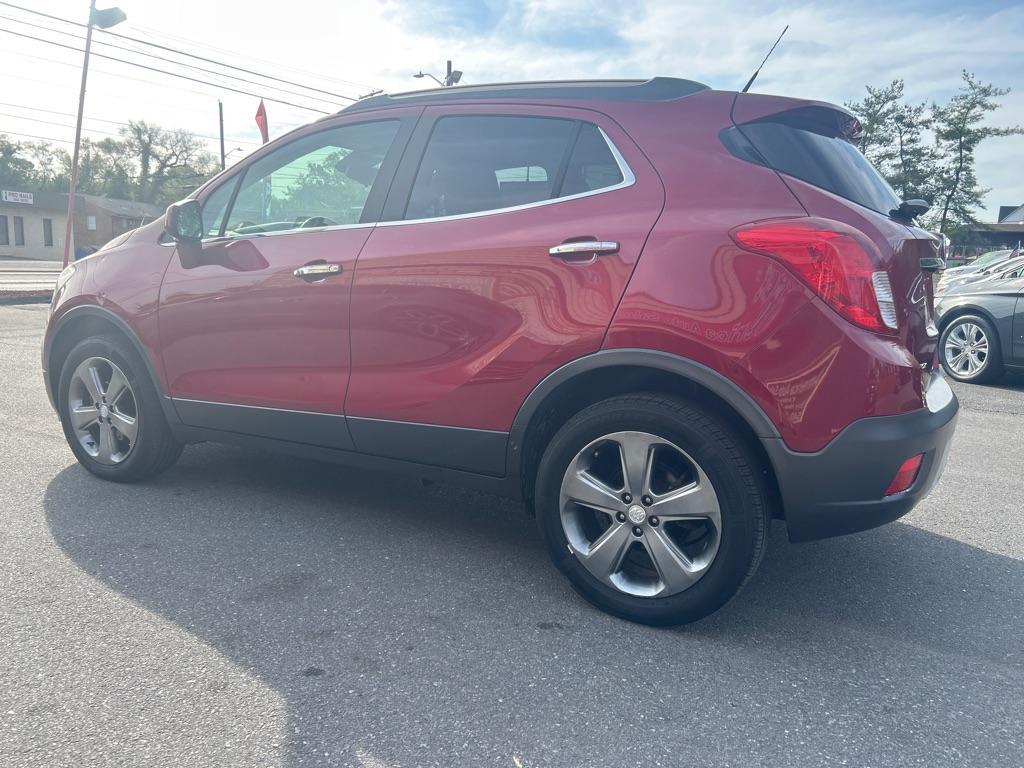 2013 RED BUICK ENCORE LEATHER (KL4CJESB6DB) with an 1.4L engine, Automatic transmission, located at 2514 Williamson Rd NE, Roanoke, VA, 24012, (540) 265-7770, 37.294636, -79.936249 - Photo#1