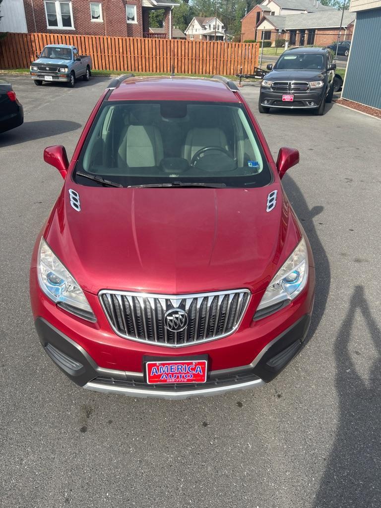 2013 RED BUICK ENCORE LEATHER (KL4CJESB6DB) with an 1.4L engine, Automatic transmission, located at 2514 Williamson Rd NE, Roanoke, VA, 24012, (540) 265-7770, 37.294636, -79.936249 - Photo#10