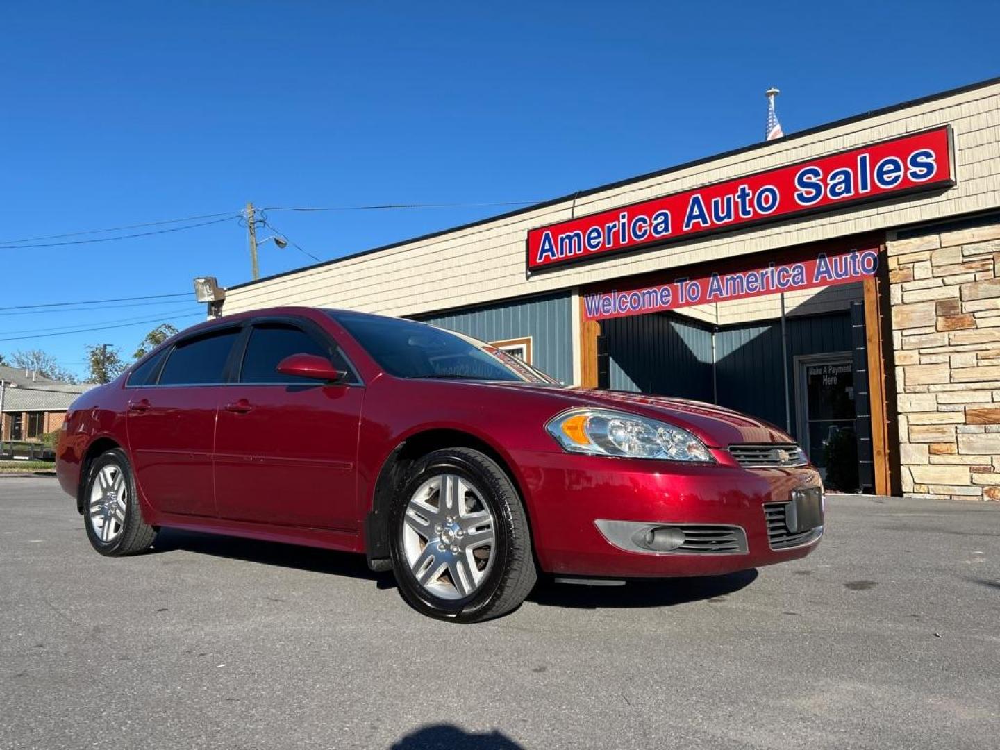 2010 RED CHEVROLET IMPALA LT (2G1WB5EK1A1) with an 3.5L engine, Automatic transmission, located at 2514 Williamson Rd NE, Roanoke, VA, 24012, (540) 265-7770, 37.294636, -79.936249 - Photo#0