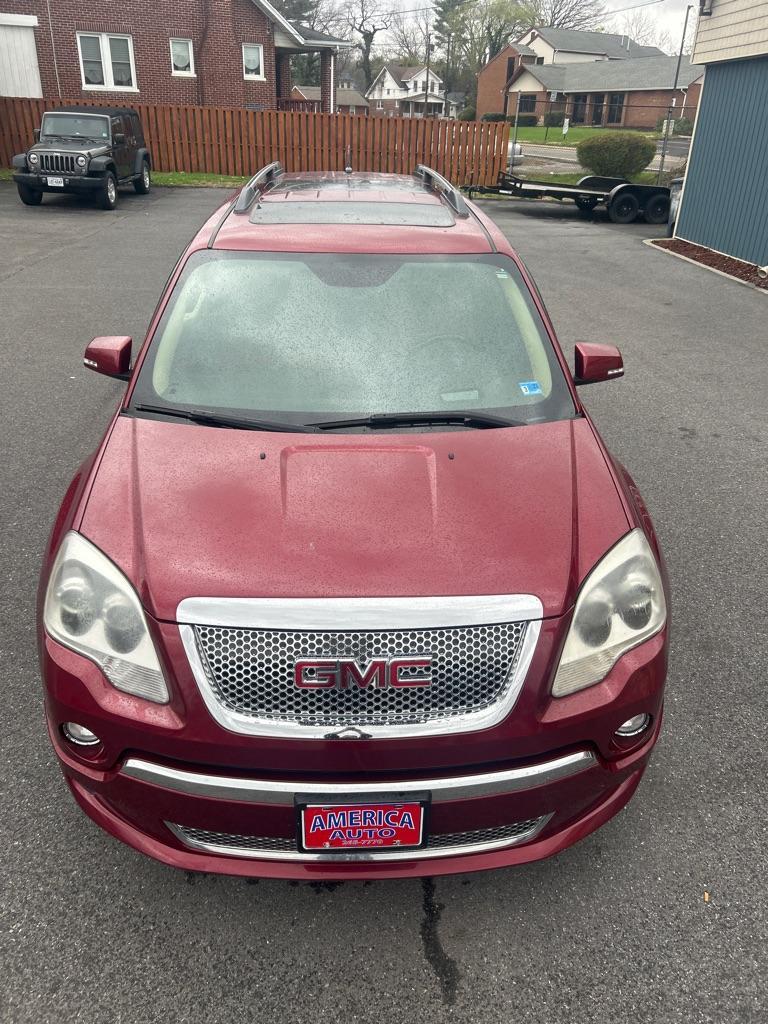 2011 RED GMC ACADIA DENALI (1GKKVTED7BJ) with an 3.6L engine, Automatic transmission, located at 2514 Williamson Rd NE, Roanoke, VA, 24012, (540) 265-7770, 37.294636, -79.936249 - NO CREDIT CHECK FINANCING WITH ONLY $2700 DOWN PAYMENT!!!! Check out our website www.needausedvehicle.com for our No Credit Check/ In House Financing options!! No Credit Check Available!!! In House Financing Available!!! All Clean Title Vehicles (no Salvaged or flooded vehicles ever on our lot)! - Photo#1