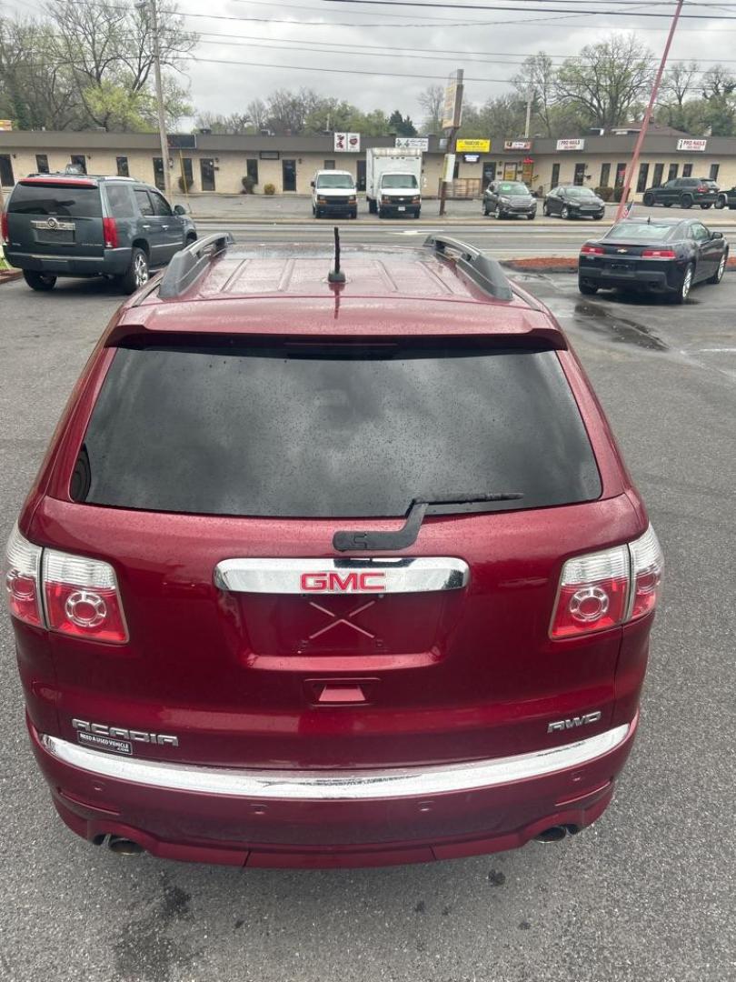 2011 RED GMC ACADIA DENALI (1GKKVTED7BJ) with an 3.6L engine, Automatic transmission, located at 2514 Williamson Rd NE, Roanoke, VA, 24012, (540) 265-7770, 37.294636, -79.936249 - Photo#3