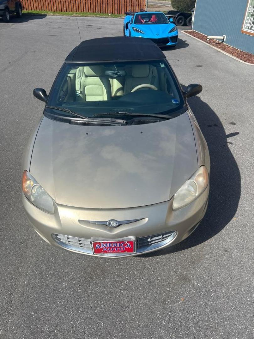 2002 GOLD CHRYSLER SEBRING LIMITED (1C3EL65R12N) with an 2.7L engine, Automatic transmission, located at 2514 Williamson Rd NE, Roanoke, VA, 24012, (540) 265-7770, 37.294636, -79.936249 - Photo#1