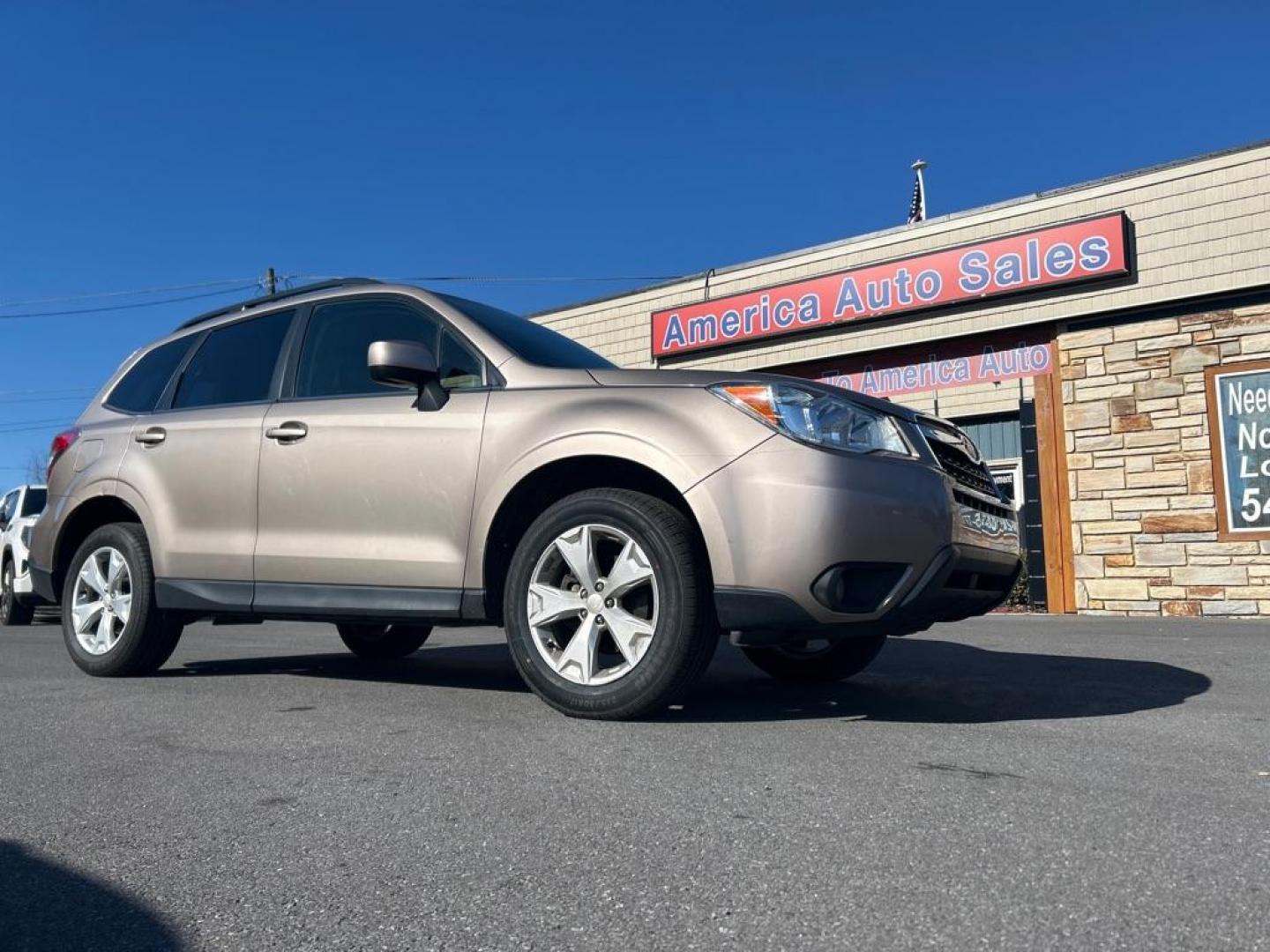 2016 TAN SUBARU FORESTER 2.5I LIMITED (JF2SJAHC2GH) with an 2.5L engine, Continuously Variable transmission, located at 2514 Williamson Rd NE, Roanoke, VA, 24012, (540) 265-7770, 37.294636, -79.936249 - NO CREDIT CHECK FINANCING WITH ONLY $3000 DOWN PAYMENT!!!! Check out our website www.needausedvehicle.com for our No Credit Check/ In House Financing options!! No Credit Check Available!!! In House Financing Available!!! All Clean Title Vehicles (no Salvaged or flooded vehicles ever on our lot)! - Photo#0