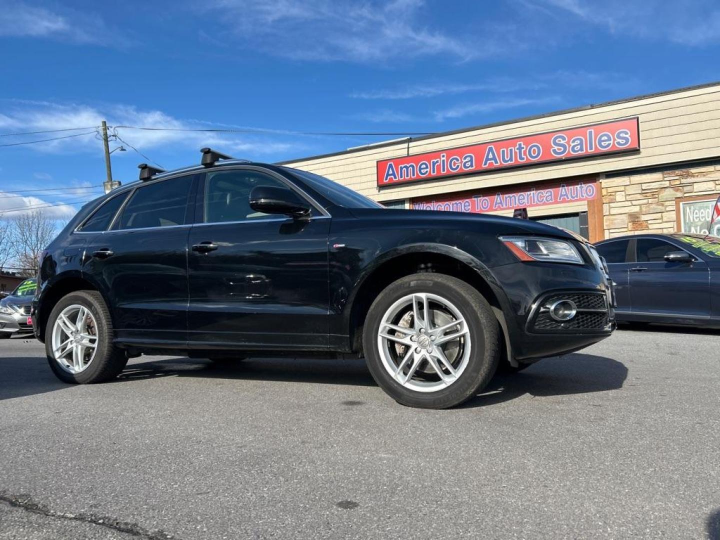 2016 BLACK AUDI Q5 PREMIUM PLUS S-LINE (WA1D7AFP2GA) with an 3.0L engine, Automatic transmission, located at 2514 Williamson Rd NE, Roanoke, VA, 24012, (540) 265-7770, 37.294636, -79.936249 - Photo#0