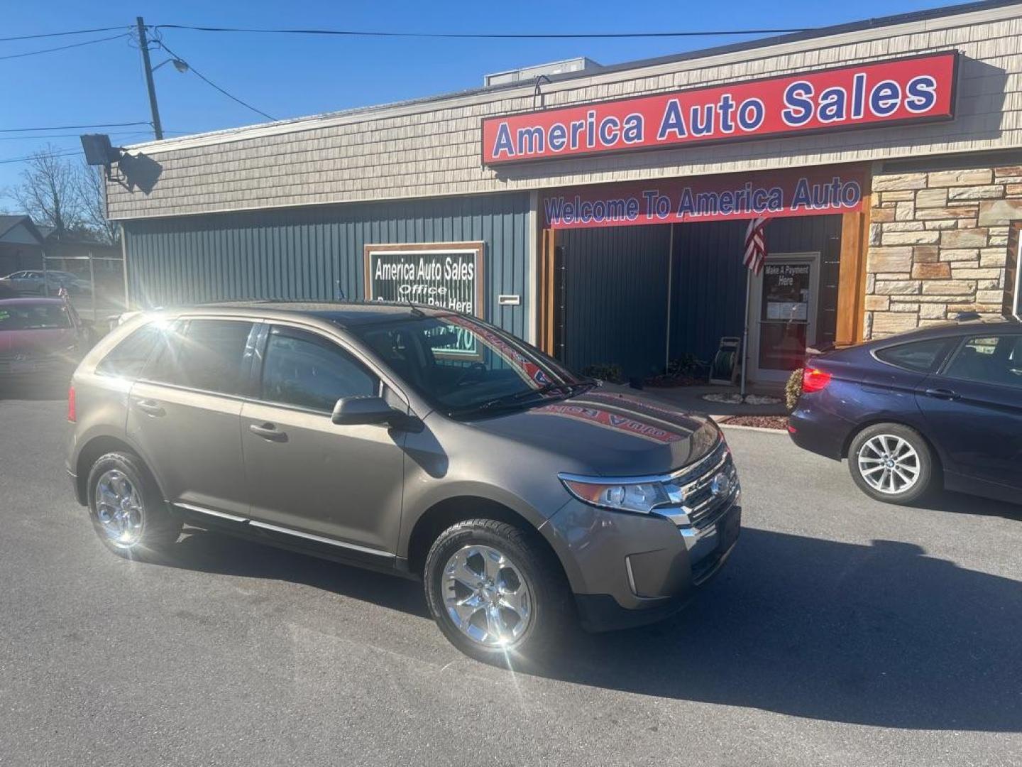 2013 GRAY FORD EDGE SEL (2FMDK4JC5DB) with an 3.5L engine, Automatic transmission, located at 2514 Williamson Rd NE, Roanoke, VA, 24012, (540) 265-7770, 37.294636, -79.936249 - Photo#0