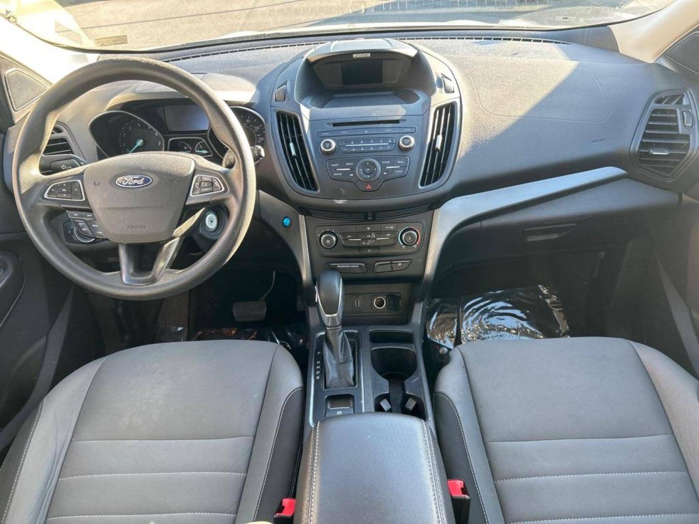 2017 WHITE FORD ESCAPE S (1FMCU0F71HU) with an 2.5L engine, Automatic transmission, located at 2514 Williamson Rd NE, Roanoke, VA, 24012, (540) 265-7770, 37.294636, -79.936249 - Photo#2