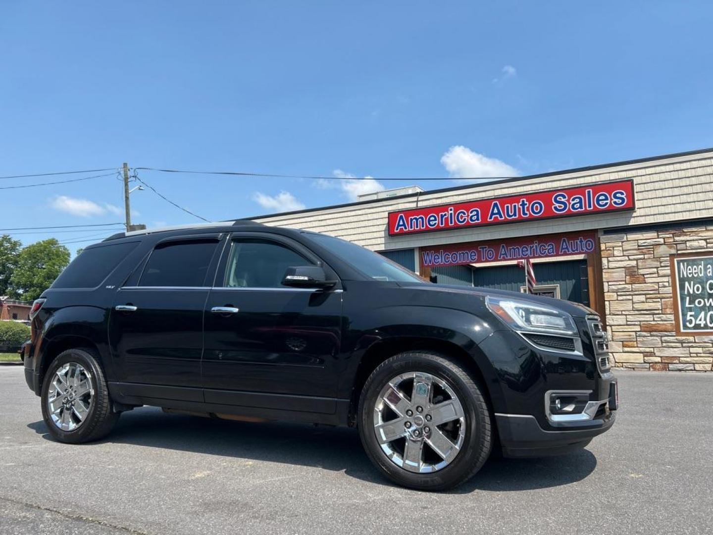 2017 BLACK GMC ACADIA LIMITED SLT-2 (1GKKVSKD6HJ) with an 3.6L engine, Automatic transmission, located at 2514 Williamson Rd NE, Roanoke, VA, 24012, (540) 265-7770, 37.294636, -79.936249 - NO CREDIT CHECK FINANCING WITH ONLY $4000 DOWN PAYMENT!!!! Check out our website www.needausedvehicle.com for our No Credit Check/ In House Financing options!! No Credit Check Available!!! In House Financing Available!!! All Clean Title Vehicles (no Salvaged or flooded vehicles ever on our lot)! - Photo#0