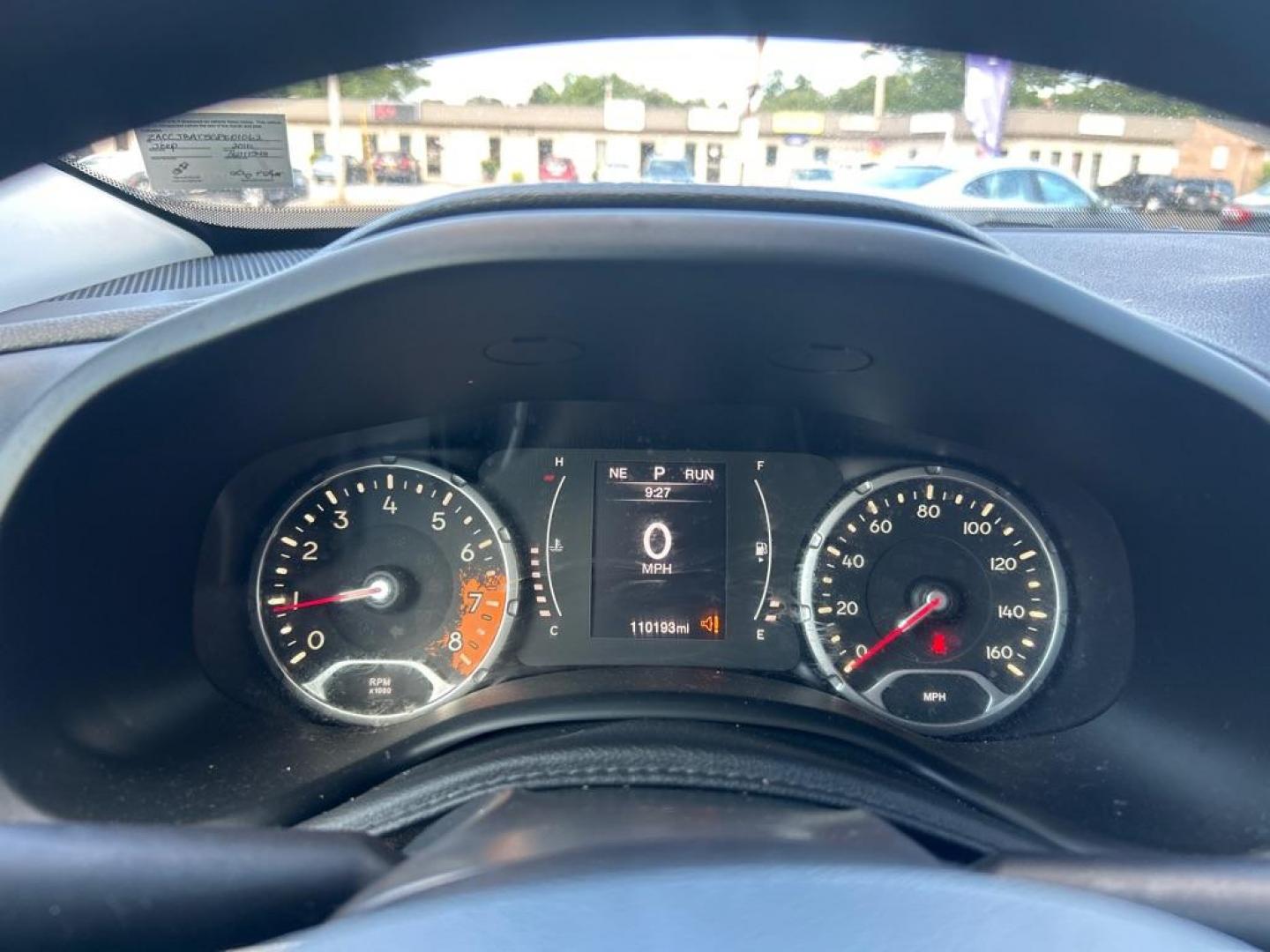 2016 BLACK JEEP RENEGADE SPORT (ZACCJBAT5GP) with an 2.4L engine, Automatic transmission, located at 2514 Williamson Rd NE, Roanoke, VA, 24012, (540) 265-7770, 37.294636, -79.936249 - Photo#8