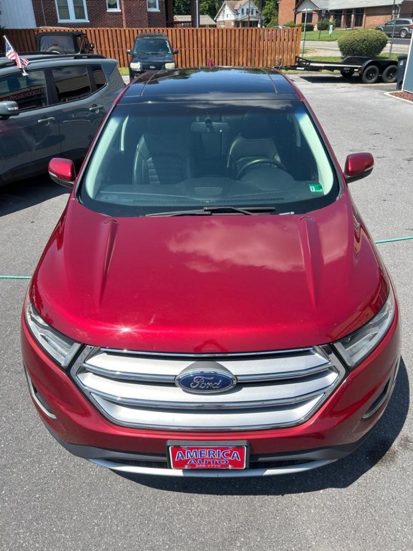 2016 RED FORD EDGE SEL (2FMPK4J93GB) with an 2.0L engine, Automatic transmission, located at 2514 Williamson Rd NE, Roanoke, VA, 24012, (540) 265-7770, 37.294636, -79.936249 - Photo#10
