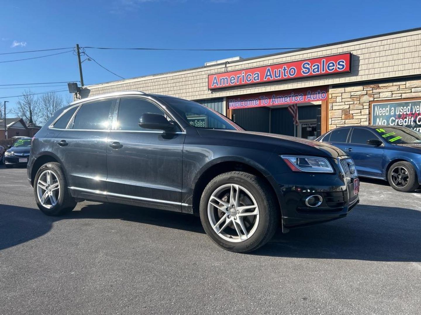 2014 BLUE AUDI Q5 TDI PREMIUM PLUS (WA1CMAFP1EA) with an 3.0L engine, Automatic transmission, located at 2514 Williamson Rd NE, Roanoke, VA, 24012, (540) 265-7770, 37.294636, -79.936249 - NO CREDIT CHECK FINANCING WITH ONLY $3200 DOWN PAYMENT!!!! Check out our website www.needausedvehicle.com for our No Credit Check/ In House Financing options!! No Credit Check Available!!! In House Financing Available!!! All Clean Title Vehicles (no Salvaged or flooded vehicles ever on our lot)! - Photo#0