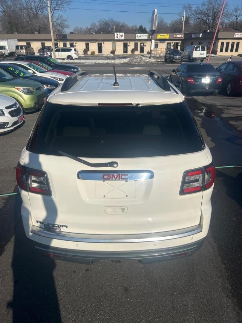 2014 WHITE GMC ACADIA SLT-1 (1GKKRRKD8EJ) with an 3.6L engine, Automatic transmission, located at 2514 Williamson Rd NE, Roanoke, VA, 24012, (540) 265-7770, 37.294636, -79.936249 - NO CREDIT CHECK FINANCING WITH ONLY $2000 DOWN PAYMENT!!!! Check out our website www.needausedvehicle.com for our No Credit Check/ In House Financing options!! No Credit Check Available!!! In House Financing Available!!! All Clean Title Vehicles (no Salvaged or flooded vehicles ever on our lot)! - Photo#3