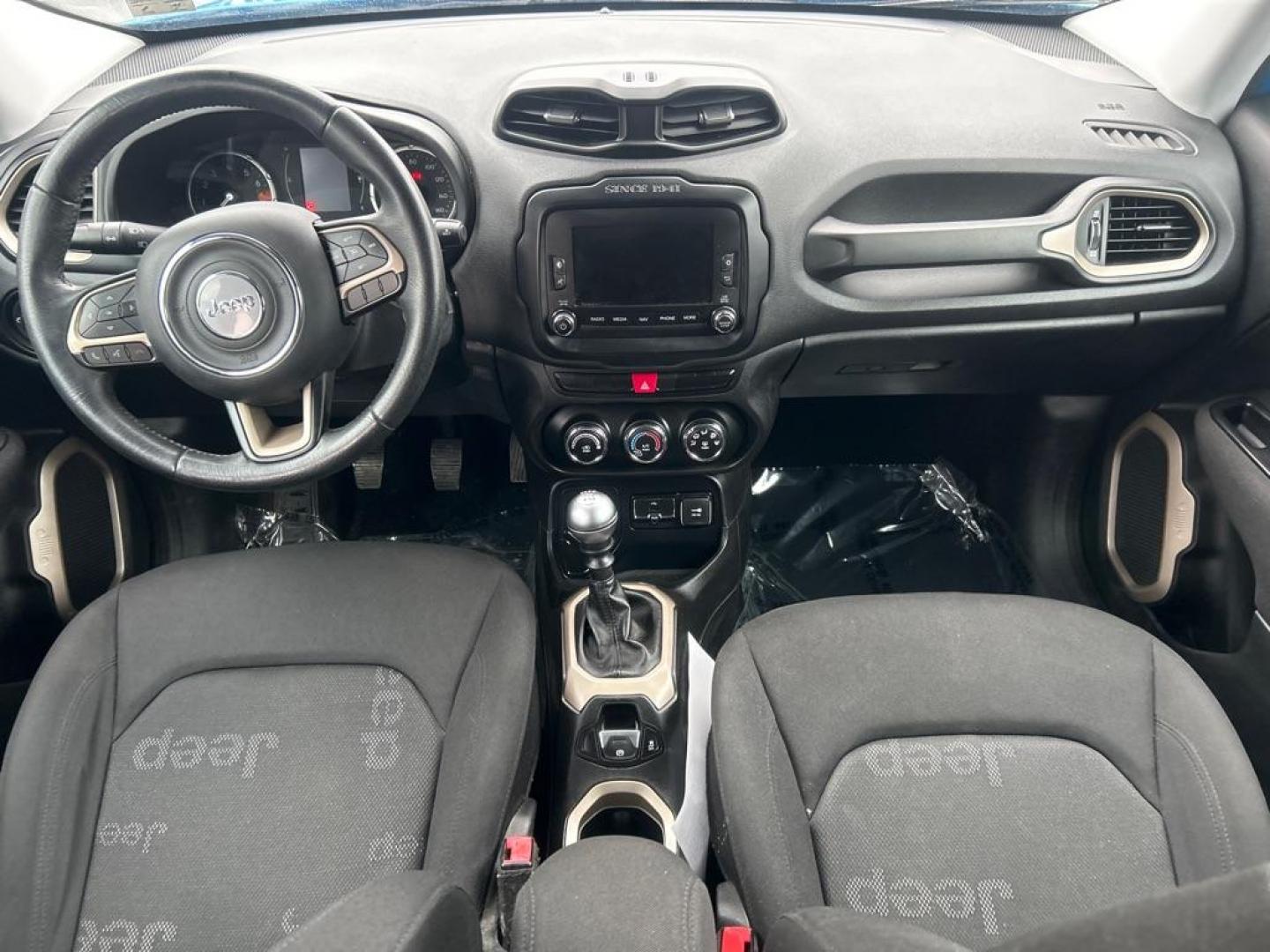 2015 BLUE JEEP RENEGADE LATITUDE (ZACCJABH0FP) with an 1.4L engine, 6-Speed Manual transmission, located at 2514 Williamson Rd NE, Roanoke, VA, 24012, (540) 265-7770, 37.294636, -79.936249 - Photo#5