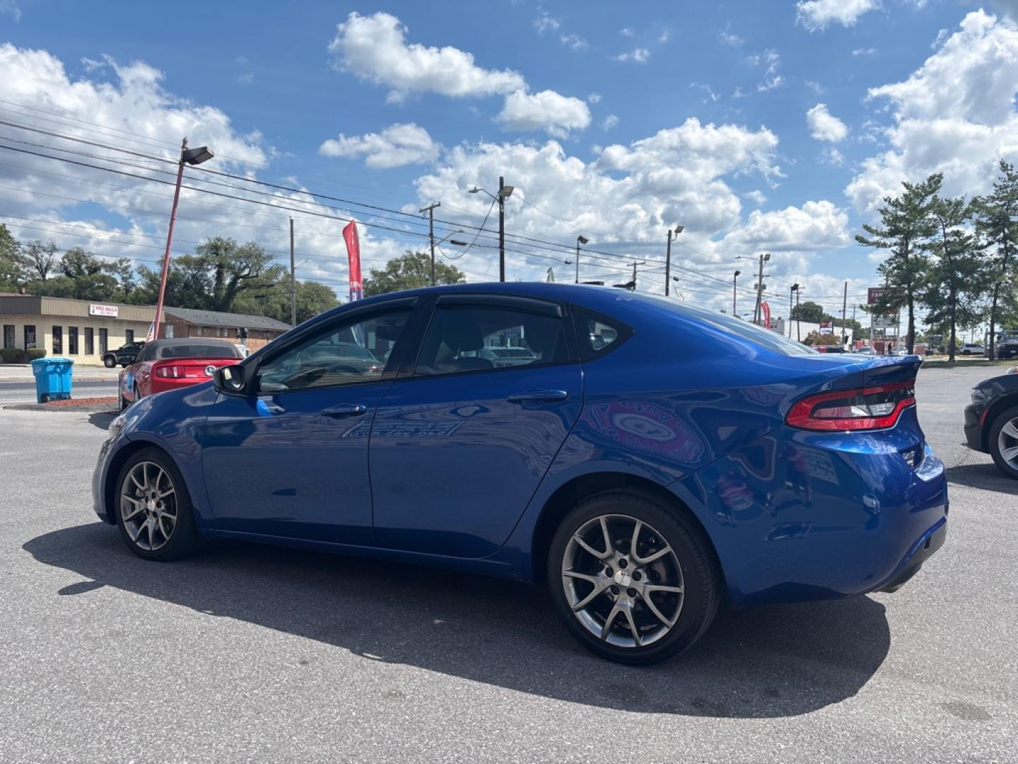 2013 BLUE DODGE DART SXT (1C3CDFBA0DD) with an 2.0L engine, Automatic transmission, located at 2514 Williamson Rd NE, Roanoke, VA, 24012, (540) 265-7770, 37.294636, -79.936249 - NO CREDIT CHECK FINANCING WITH ONLY $1500 DOWN PAYMENT!!!! Check out our website www.needausedvehicle.com for our No Credit Check/ In House Financing options!! No Credit Check Available!!! In House Financing Available!!! All Clean Title Vehicles (no Salvaged or flooded vehicles ever on our lot)!- Photo#1