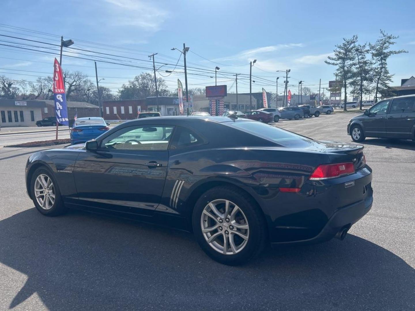 2015 BLUE CHEVROLET CAMARO LS (2G1FB1E35F9) with an 3.6L engine, Automatic transmission, located at 2514 Williamson Rd NE, Roanoke, VA, 24012, (540) 265-7770, 37.294636, -79.936249 - NO CREDIT CHECK FINANCING WITH ONLY $4200 DOWN PAYMENT!!!! Check out our website www.needausedvehicle.com for our No Credit Check/ In House Financing options!! No Credit Check Available!!! In House Financing Available!!! All Clean Title Vehicles (no Salvaged or flooded vehicles ever on our lot)! - Photo#2