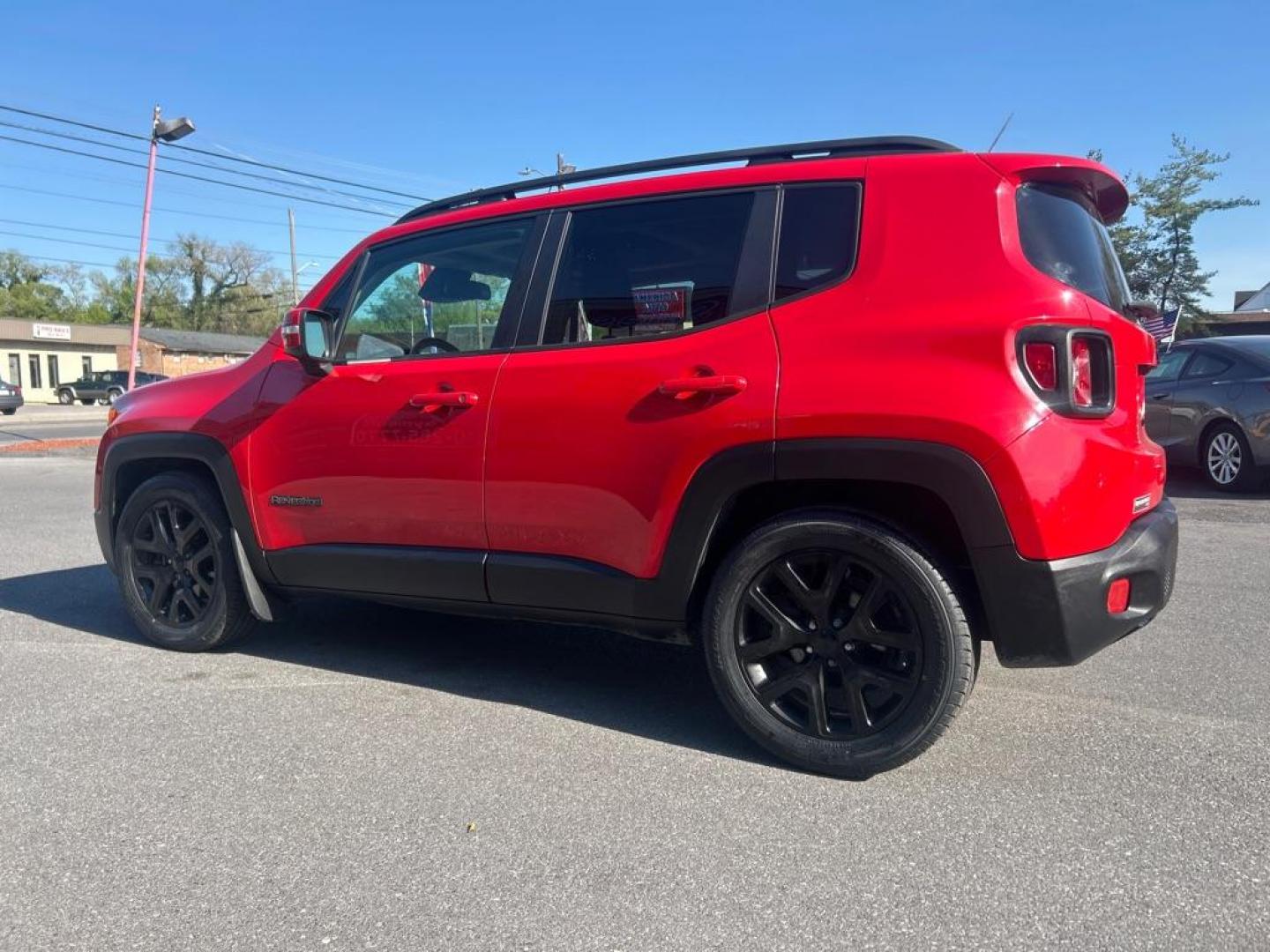 2017 RED JEEP RENEGADE LATITUDE (ZACCJABB6HP) with an 2.4L engine, Automatic transmission, located at 2514 Williamson Rd NE, Roanoke, VA, 24012, (540) 265-7770, 37.294636, -79.936249 - NO CREDIT CHECK FINANCING WITH ONLY $2800 DOWN PAYMENT!!!! Check out our website www.needausedvehicle.com for our No Credit Check/ In House Financing options!! No Credit Check Available!!! In House Financing Available!!! All Clean Title Vehicles (no Salvaged or flooded vehicles ever on our lot)! - Photo#2