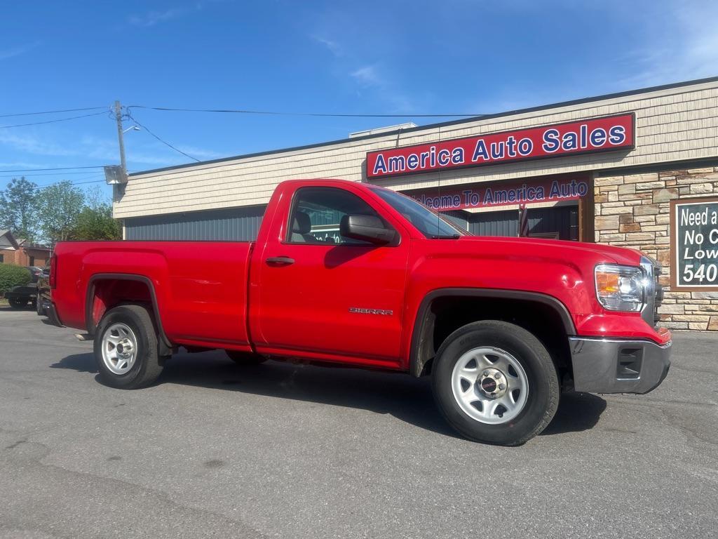 2014 RED GMC SIERRA 1500 (1GTN1TEH6EZ) with an 4.3L engine, Automatic transmission, located at 2514 Williamson Rd NE, Roanoke, VA, 24012, (540) 265-7770, 37.294636, -79.936249 - NO CREDIT CHECK FINANCING WITH ONLY $3800 DOWN PAYMENT!!!! Check out our website www.needausedvehicle.com for our No Credit Check/ In House Financing options!! No Credit Check Available!!! In House Financing Available!!! All Clean Title Vehicles (no Salvaged or flooded vehicles ever on our lot)! - Photo#0
