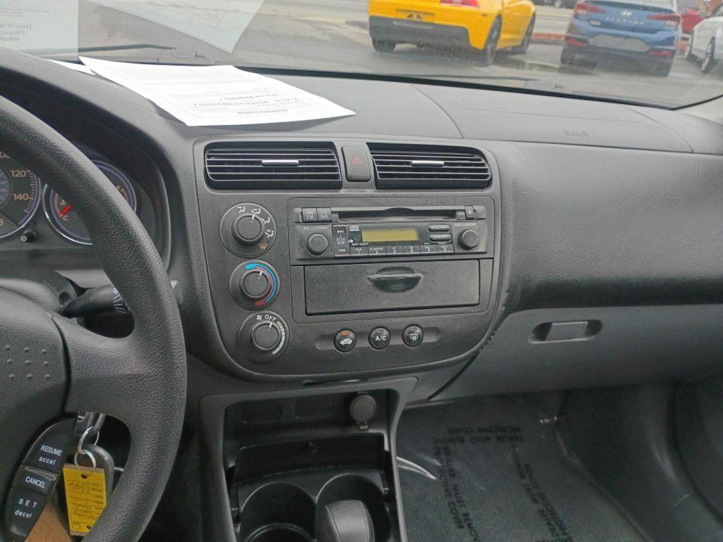 2005 GRAY HONDA CIVIC LX (2HGES16645H) with an 1.7L engine, Automatic transmission, located at 2514 Williamson Rd NE, Roanoke, VA, 24012, (540) 265-7770, 37.294636, -79.936249 - NO CREDIT CHECK FINANCING WITH ONLY $1800 DOWN PAYMENT!!!! Check out our website www.needausedvehicle.com for our No Credit Check/ In House Financing options!! No Credit Check Available!!! In House Financing Available!!! All Clean Title Vehicles (no Salvaged or flooded vehicles ever on our lot)! - Photo#6
