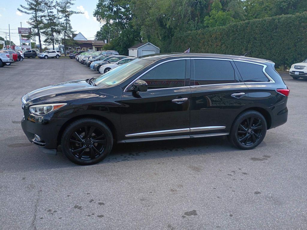 2013 BLACK INFINITI JX35 (5N1AL0MM7DC) with an 3.5L engine, Continuously Variable transmission, located at 2514 Williamson Rd NE, Roanoke, VA, 24012, (540) 265-7770, 37.294636, -79.936249 - NO CREDIT CHECK FINANCING WITH ONLY $4000 DOWN PAYMENT!!!! Check out our website www.needausedvehicle.com for our No Credit Check/ In House Financing options!! No Credit Check Available!!! In House Financing Available!!! All Clean Title Vehicles (no Salvaged or flooded vehicles ever on our lot)! - Photo#1