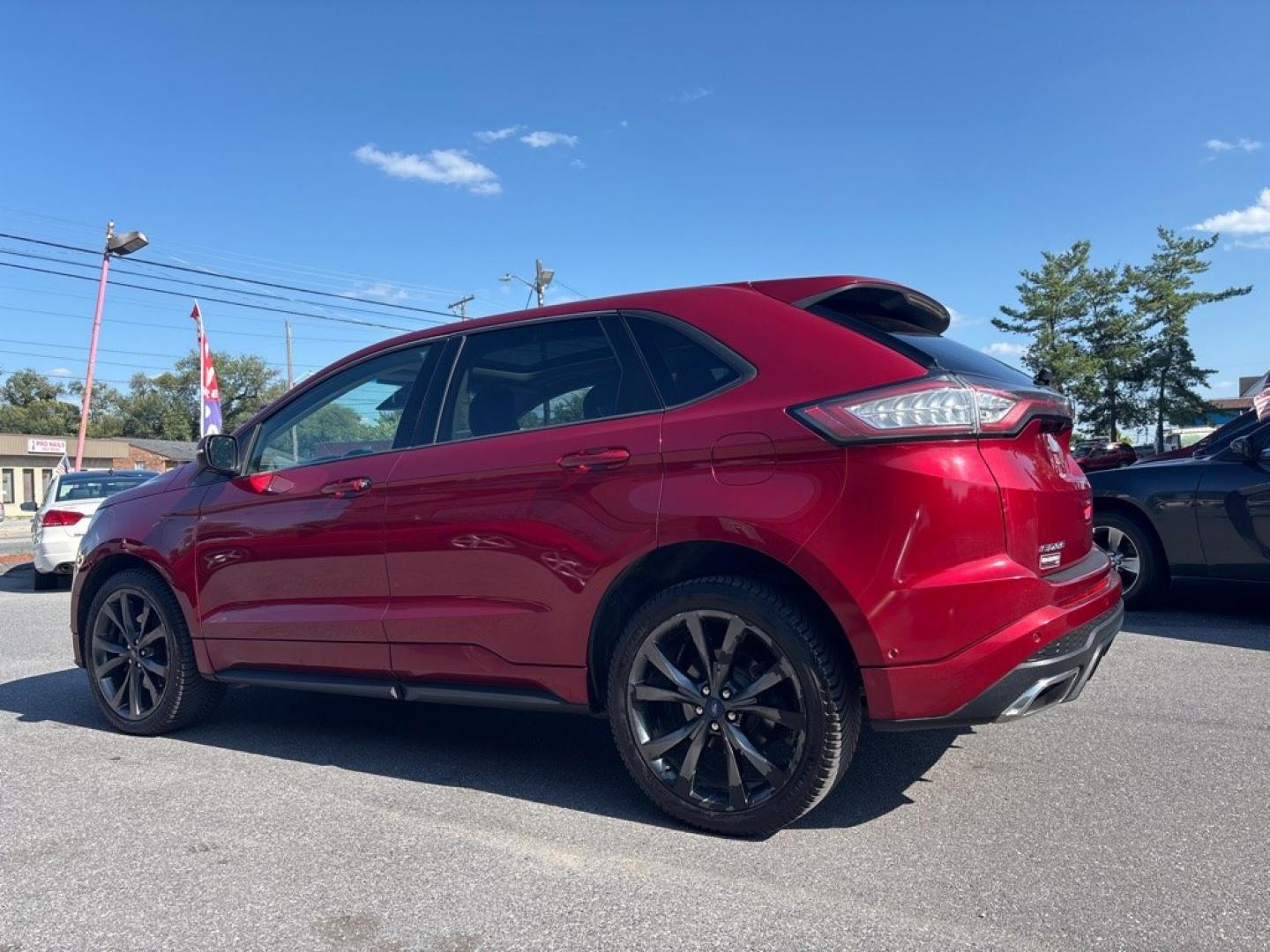 2015 RED FORD EDGE SPORT (2FMPK4AP4FB) with an 2.7L engine, Automatic transmission, located at 2514 Williamson Rd NE, Roanoke, VA, 24012, (540) 265-7770, 37.294636, -79.936249 - NO CREDIT CHECK FINANCING WITH ONLY $2500 DOWN PAYMENT!!!! Check out our website www.needausedvehicle.com for our No Credit Check/ In House Financing options!! No Credit Check Available!!! In House Financing Available!!! All Clean Title Vehicles (no Salvaged or flooded vehicles ever on our lot)!- Photo#2